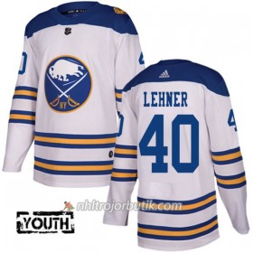 Barn Ishockey Buffalo Sabres Tröja Robin Lehner 40 2018 Winter Classic Adidas Vit Authentic